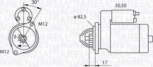 Magneti Marelli 063521070730 - Motorino d'avviamento autozon.pro