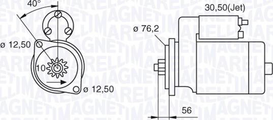 Magneti Marelli 063521204000 - Motorino d'avviamento autozon.pro