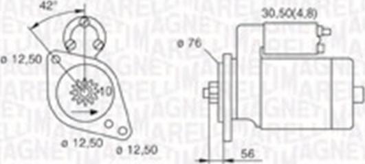 Magneti Marelli 063521230120 - Motorino d'avviamento autozon.pro