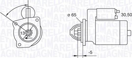 Magneti Marelli 063523623010 - Motorino d'avviamento autozon.pro