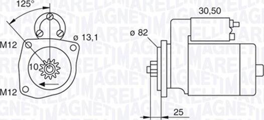 Magneti Marelli 063522609010 - Motorino d'avviamento autozon.pro