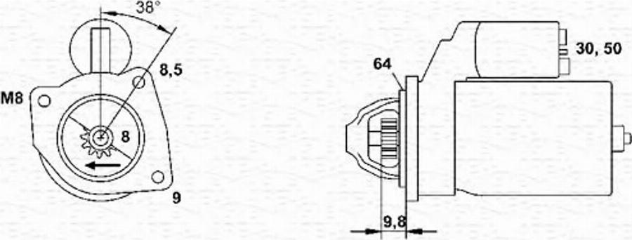 Magneti Marelli 063102022010 - Motorino d'avviamento autozon.pro