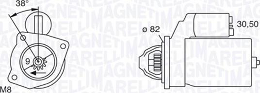 Magneti Marelli 063114014010 - Motorino d'avviamento autozon.pro