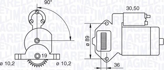 Magneti Marelli 063187051010 - Motorino d'avviamento autozon.pro