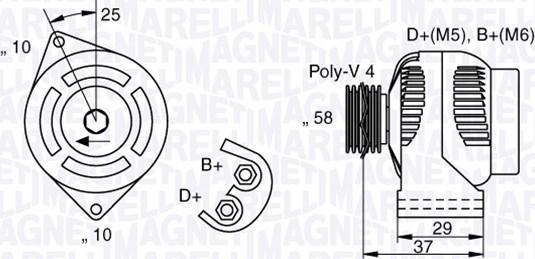 Magneti Marelli 063341658010 - Alternatore autozon.pro