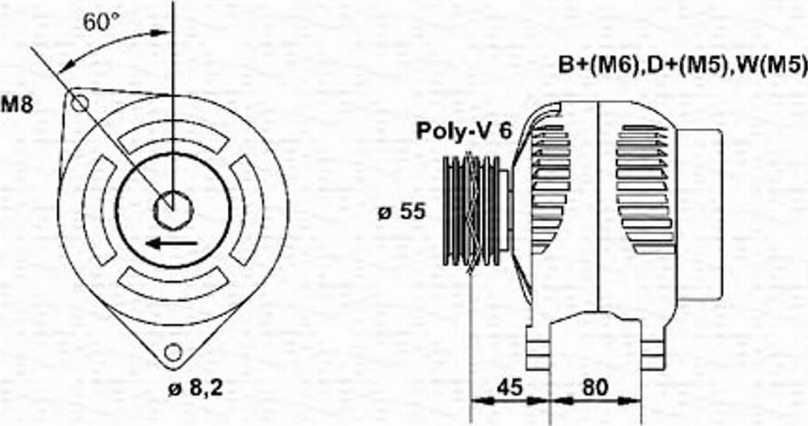 Magneti Marelli 063341343010 - Alternatore autozon.pro