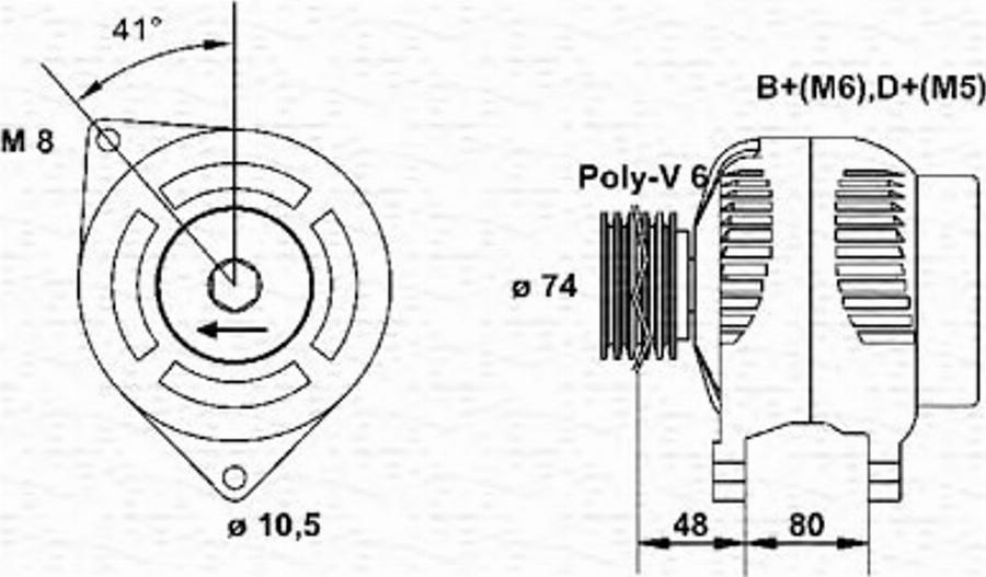 Magneti Marelli 063341705010 - Alternatore autozon.pro