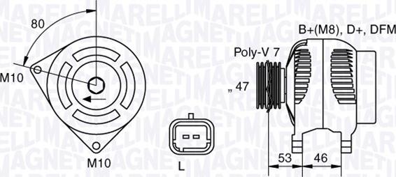 Magneti Marelli 063341734010 - Alternatore autozon.pro