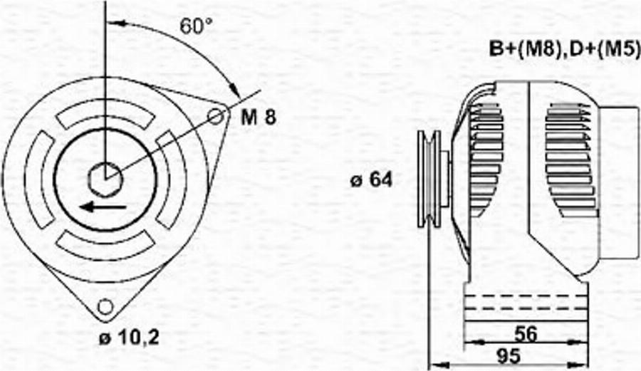 Magneti Marelli 063341770010 - Alternatore autozon.pro