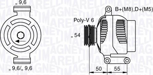 Magneti Marelli 063358062010 - Alternatore autozon.pro