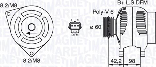 Magneti Marelli 063380009010 - Alternatore autozon.pro