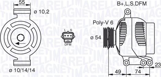 Magneti Marelli 063730012010 - Alternatore autozon.pro