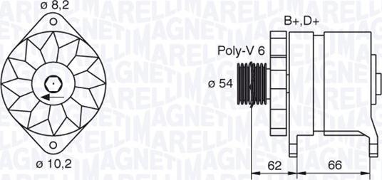 Magneti Marelli 063388505010 - Alternatore autozon.pro