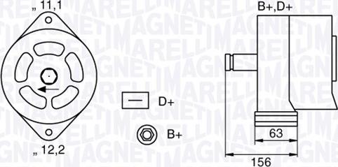 Magneti Marelli 063320025010 - Alternatore autozon.pro