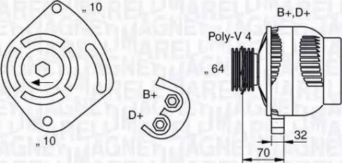 Magneti Marelli 063321919010 - Alternatore autozon.pro