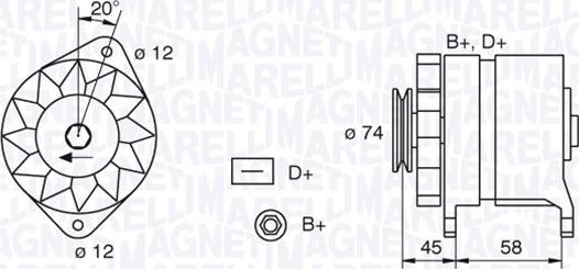 Magneti Marelli 063321409010 - Alternatore autozon.pro