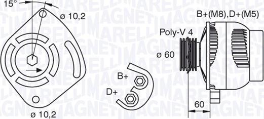 Magneti Marelli 063321604010 - Alternatore autozon.pro