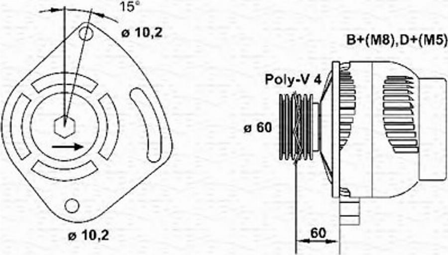 Magneti Marelli 063321605010 - Alternatore autozon.pro