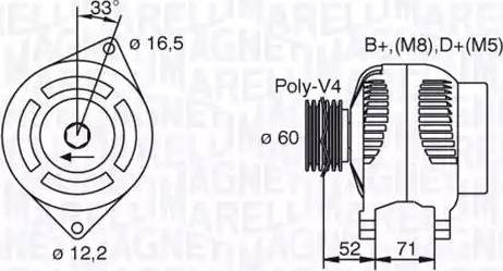 Magneti Marelli 063321608010 - Alternatore autozon.pro