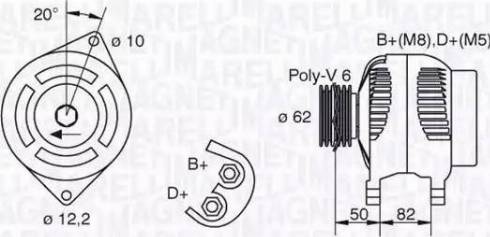 Magneti Marelli 063321618010 - Alternatore autozon.pro