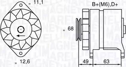 Magneti Marelli 063321041010 - Alternatore autozon.pro