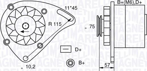 Magneti Marelli 063321000010 - Alternatore autozon.pro