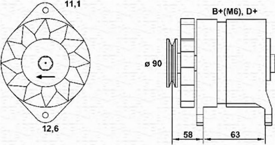 Magneti Marelli 063321019010 - Alternatore autozon.pro