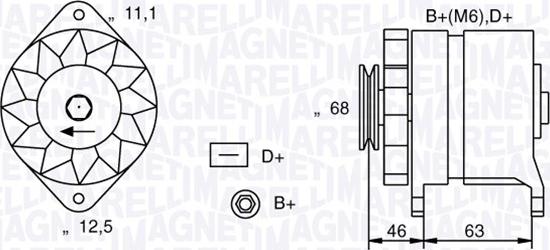 Magneti Marelli 063321021010 - Alternatore autozon.pro