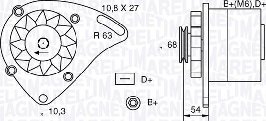 Magneti Marelli 063321165010 - Alternatore autozon.pro