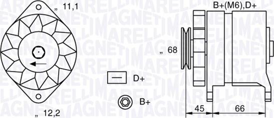 Magneti Marelli 063321112010 - Alternatore autozon.pro