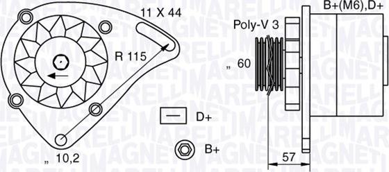 Magneti Marelli 063321173010 - Alternatore autozon.pro