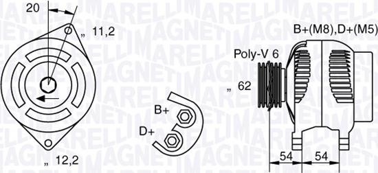 Magneti Marelli 063730028010 - Alternatore autozon.pro