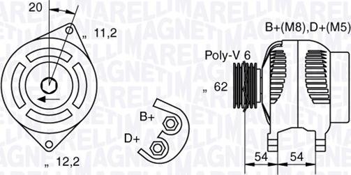 Magneti Marelli 063321858010 - Alternatore autozon.pro