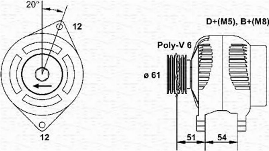 Magneti Marelli 063321861010 - Alternatore autozon.pro