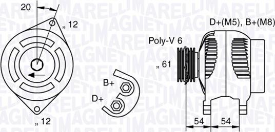 Magneti Marelli 063321819010 - Alternatore autozon.pro