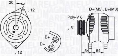 Magneti Marelli 063321839010 - Alternatore autozon.pro