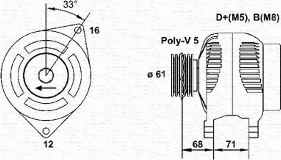 Magneti Marelli 063321838010 - Alternatore autozon.pro