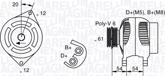 Magneti Marelli 063321826010 - Alternatore autozon.pro