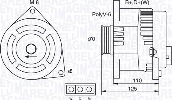 Magneti Marelli 063321346010 - Alternatore autozon.pro