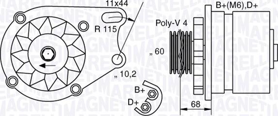 Magneti Marelli 063321747010 - Alternatore autozon.pro