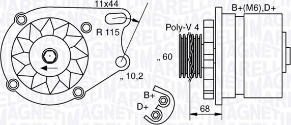 Magneti Marelli 063321761010 - Alternatore autozon.pro