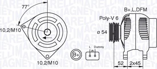 Magneti Marelli 063321734010 - Alternatore autozon.pro