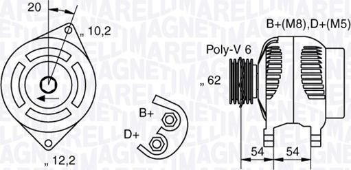 Magneti Marelli 063321729010 - Alternatore autozon.pro