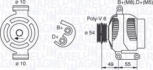 Magneti Marelli 063377494010 - Alternatore autozon.pro