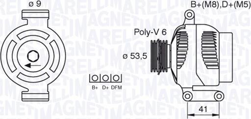 Magneti Marelli 063377495010 - Alternatore autozon.pro