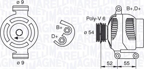 Magneti Marelli 063377493010 - Alternatore autozon.pro