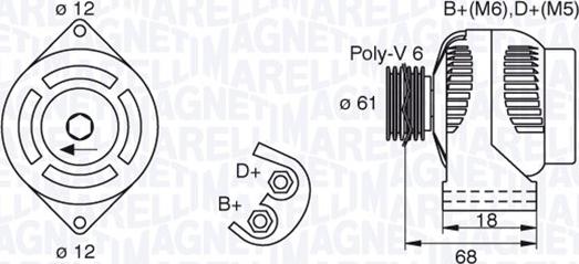 Magneti Marelli 063377492010 - Alternatore autozon.pro