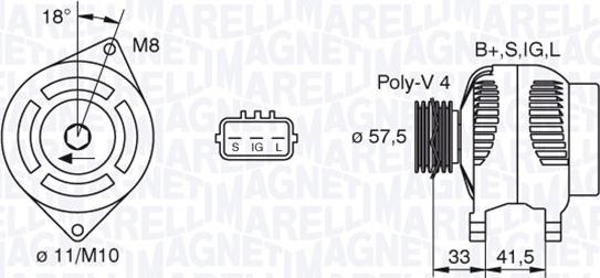 Magneti Marelli 063377442010 - Alternatore autozon.pro