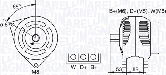 Magneti Marelli 063730018010 - Alternatore autozon.pro