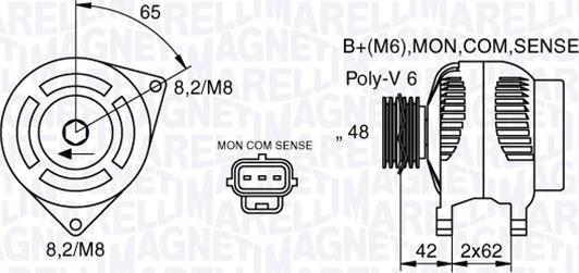 Magneti Marelli 063377409010 - Alternatore autozon.pro